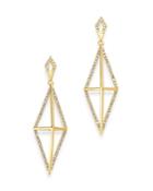 Bloomingdale's Diamond Geometric Drop Earrings In 14k Yellow Gold, 0.50 Ct. T.w. - 100% Exclusive