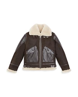The Kooples Shearling Bomber Jacket
