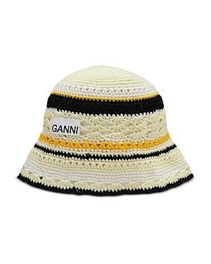 Ganni Crochet Bucket Hat