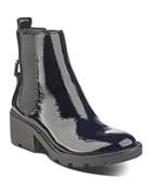Kendall And Kylie Women's Porter Patent Leather Chelsea Booties