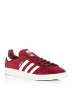 Adidas Men's Campus Nubuck Leather Lace Up Sneakers