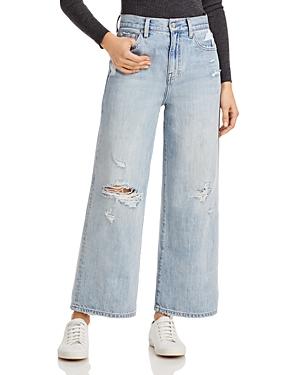 Pistola Loretta High Rise Wide Leg Jeans In Light Blue