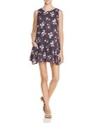 En Creme Floral Print Lace-up Dress - 100% Exclusive