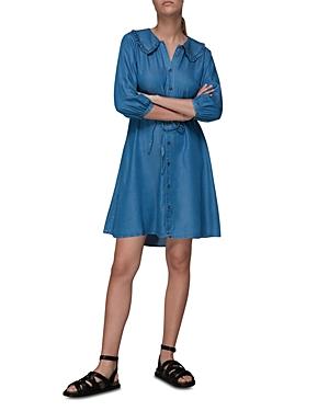 Whistles Emery Chambray Collar Dress