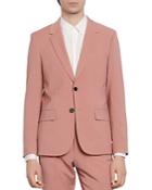 Sandro Slim-fit Pink Suit Jacket