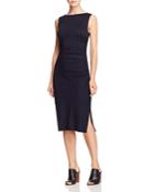 Three Dots Anette Ruched Sheath Dress