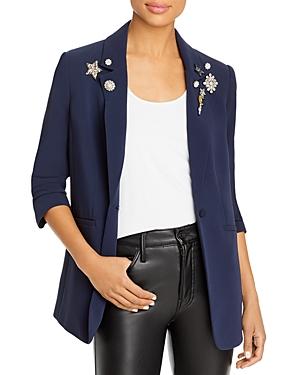 Cinq A Sept Kylie Brooch Blazer