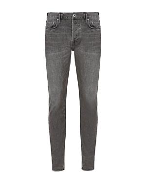 Allsaints Cigarette Jeans In Dark Gray