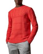 Ted Baker Marbal Mix Stitch Crewneck Sweater