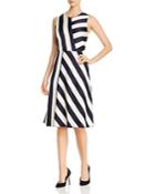 Boss Dalta Wide-striped Dress