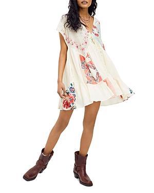 Free People Mended With Scarves Swing Dress