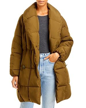 Oof Wear Double Breasted Lightweight Quilted Coat