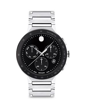 Movado Black Sapphire Chronograph, 43mm