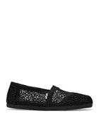 Toms Women's Alpargata Moroccan Crochet Almond Toe Classic Flats