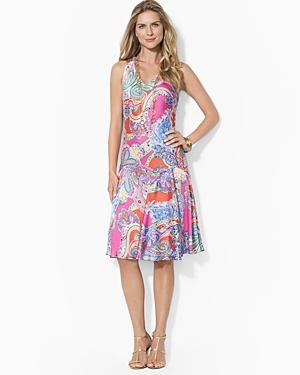 Lauren Ralph Lauren Paisley Print Dress