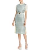 Tory Burch Greer Belted Sheath Dress