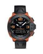 Tissot T-race Touch Men's Bronze Watch With Synthetic Strap, 42mm