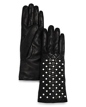 Bloomingdale's Fancy Leather Gloves