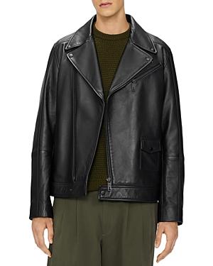 Ted Baker Carve Leather Biker Jacket