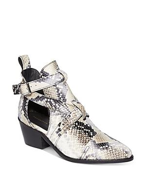 Allsaints Women's Darcy Leather Buckled Booties