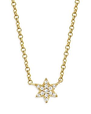 Moon & Meadow 14k Yellow Gold Diamond Star Of David Pendant Necklace, 18 - 100% Exclusive