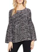 Vince Camuto Bell Sleeve Marled Knit Top