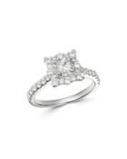 Bloomingdale's Princess-cut Diamond Engagement Ring In 14k White Gold, 1.0 Ct. T.w. - 100% Exclusive