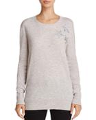 C By Bloomingdale's Cashmere Star Patch Sweater - 100% Exclusive
