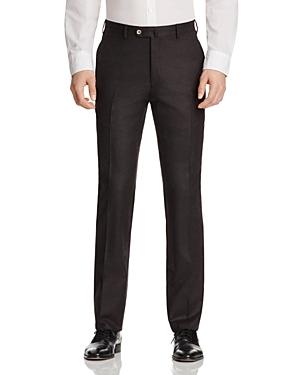 Valentini S120s Solid Flannel Regular Fit Trousers - 100% Bloomingdale's Exclusive