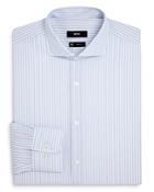 Boss Sharp Cotton Triple-striped Regular Fit Dress Shirt