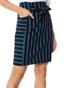 Karen Millen Striped Tie-waist Skirt
