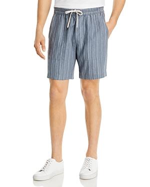 Vince Uneven Stripe Regular Fit Drawstring Shorts