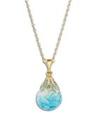 Bloomingdale's Floating Turquoise Pendant Necklace In 14k Yellow Gold, 18 - 100% Exclusive