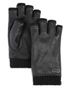 John Varvatos Star Usa Fingerless Gloves With Side Zip