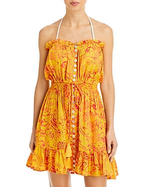 Tiare Hawaii Ryden Strapless Mini Dress Swim Cover Up