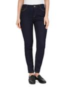 Gerard Darel Lou Straight-leg Ankle Jeans In Blue