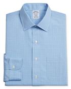 Brooks Brothers Grid Plaid Classic Fit Dress Shirt