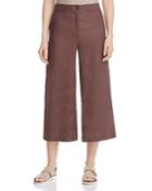 Eileen Fisher Organic Linen Wide Leg Crop Pants