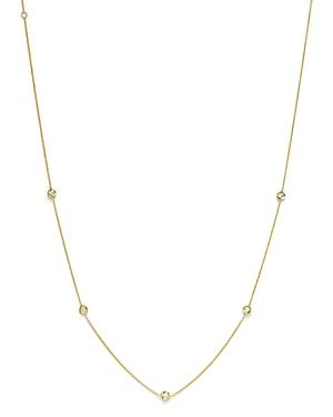 Roberto Coin 18k Yellow Gold Diamond Station Necklace, 16