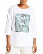 Marina Rinaldi Valoroso Sketch Applique Tee