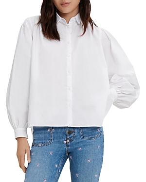 Maje Cigale Blouson Sleeve Shirt