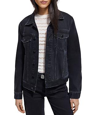 The Kooples Embroidered Denim Jacket