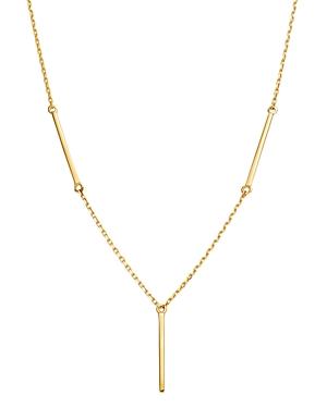 Moon & Meadow Lariat Bar Necklace In 14k Yellow Gold, 17 - 100% Exclusive