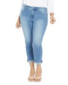 Nydj Plus Margot Girlfriend Jeans In Lunar & Equinox