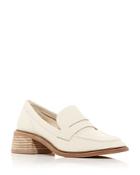 Vince Camuto Women's Eckinti Block Heel Apron Toe Loafers