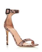 Giuseppe Zanotti Women's Snake Print High-heel Sandals