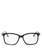Tom Ford Men's Square Blue Filter Glasses, 55mm