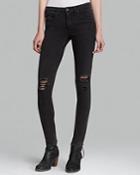 Rag & Bone/jean Jeans - The Skinny In Soft Rock With Holes