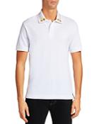 Versace Jeans Couture V-emblem Logo Collar Slim Fit Polo Shirt