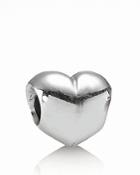 Pandora Charm - Sterling Silver Big Smooth Heart